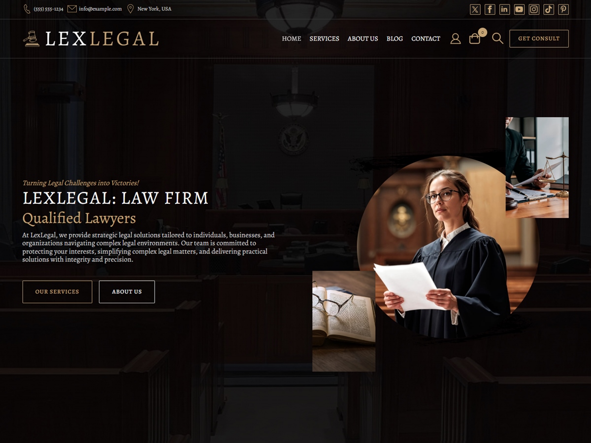 Apex Legal premium website design